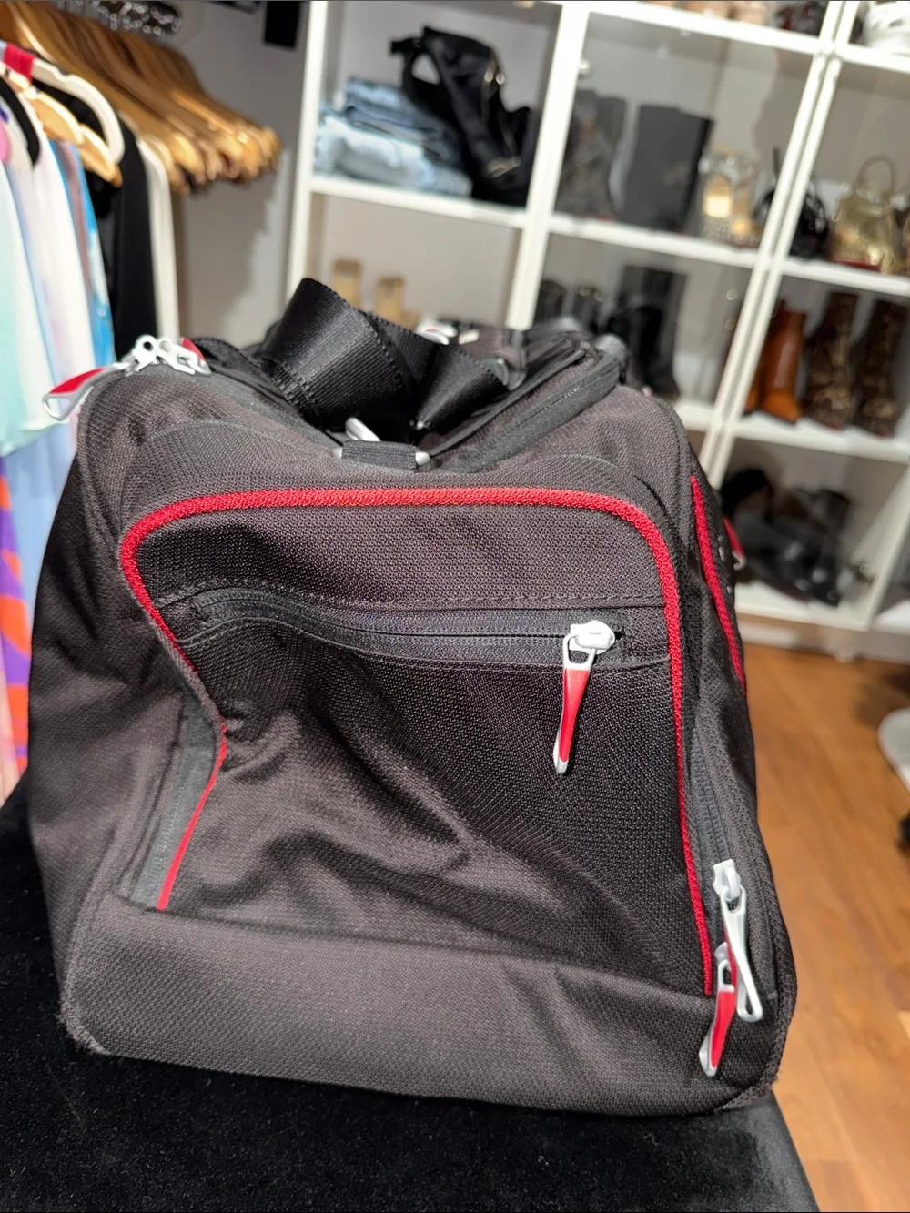 Tumi Ducati duffle bag - many pockets